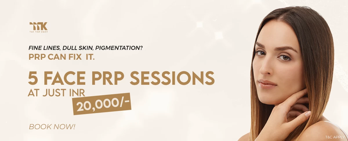 5 Face PRP sessions at TTK Lucknow